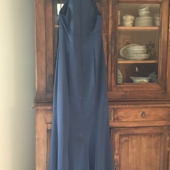 Amsale Bridesmaid Dress Jacinda in French Blue - Picture 2 of 8